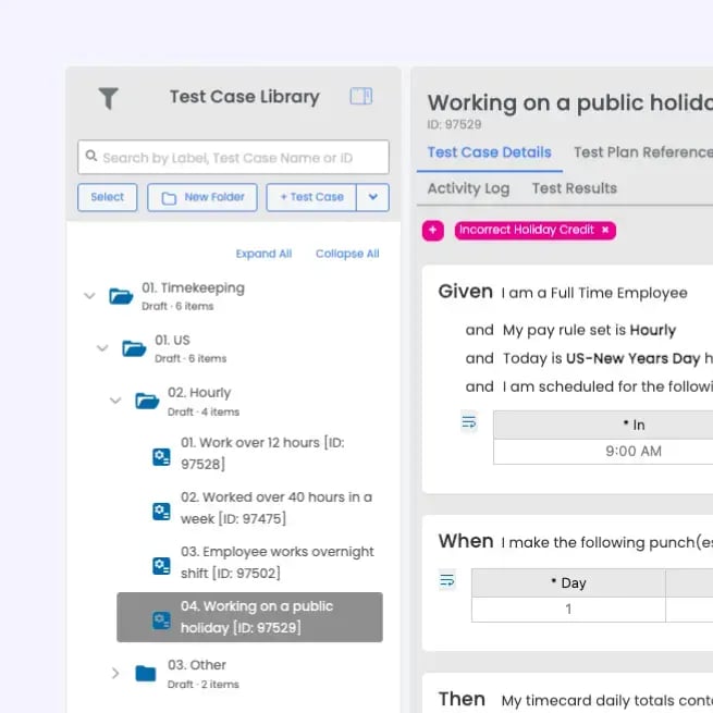 TestAssure test case library